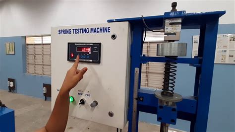 coil spring testing machine|coil spring speed tester.